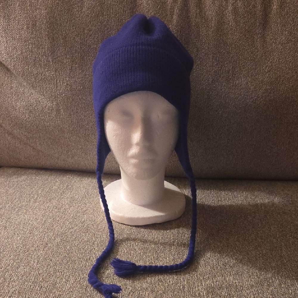 Cozy Purple Kids Beanie with Ear Flaps